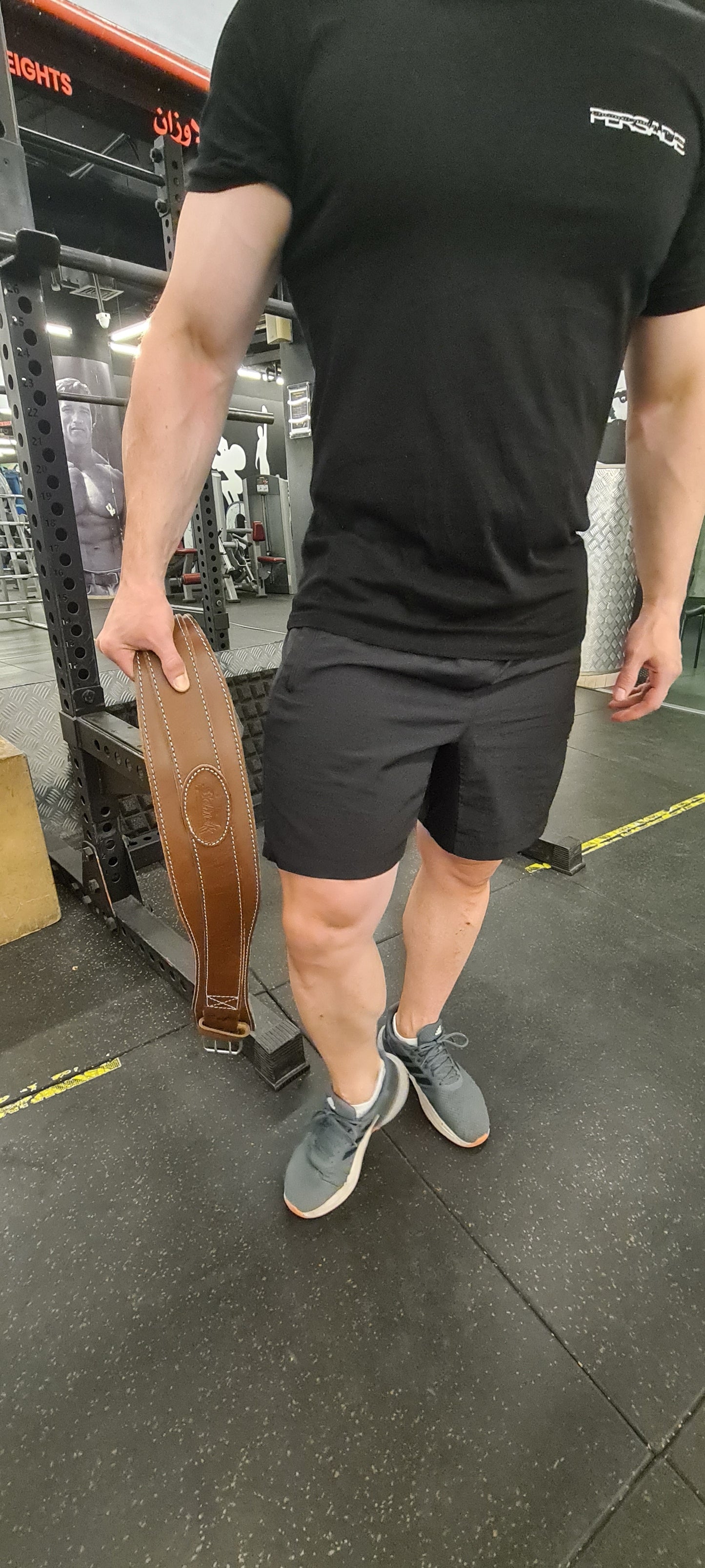Leather Weightlifting Belt Gym3