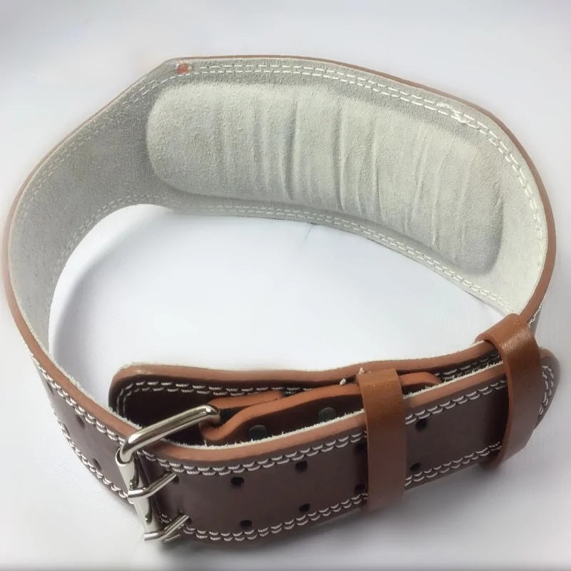 Leather Weightlifting Belt Gym