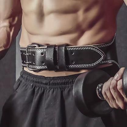 Leather Weightlifting Belt for Gym