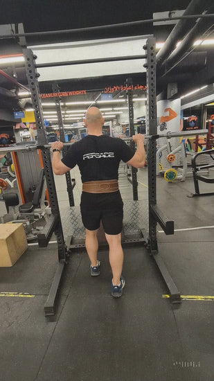 Leather Weightlifting Belt Gym 4