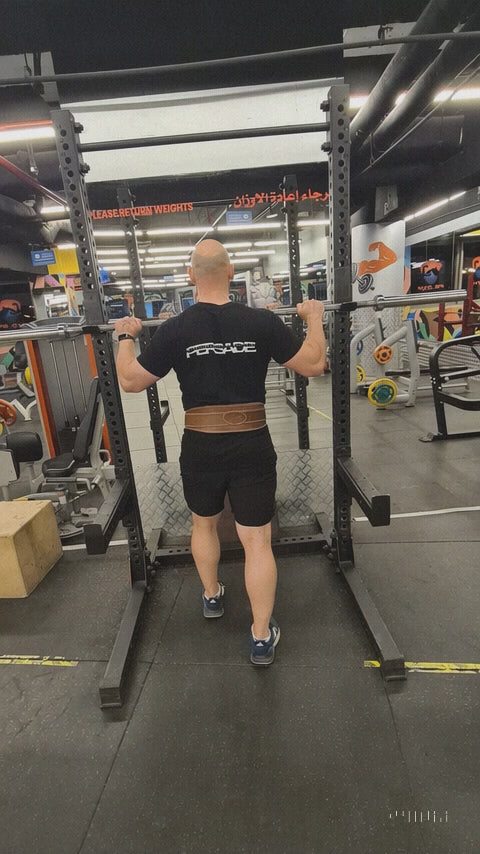 Leather Weightlifting Belt Gym 4
