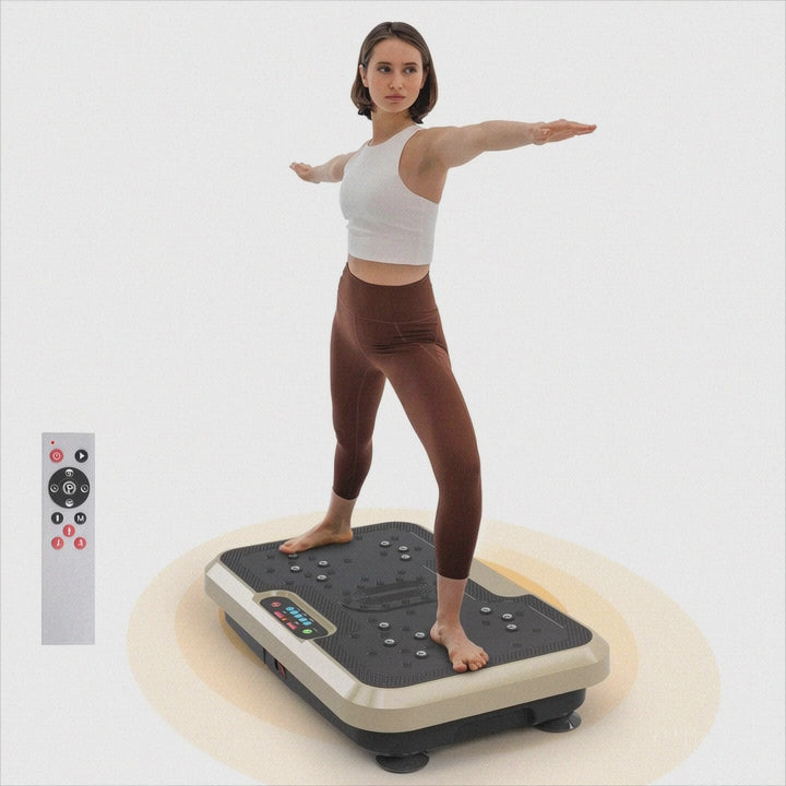 Vibration Plate Exercise Machine For Whole Body Workout At Home. 9