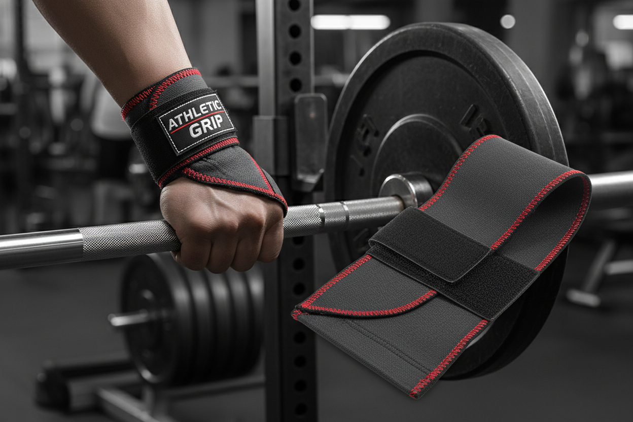 weight-lifting-Bodybuilding-and-Fitness-Premium-Wrist-Wraps. 4